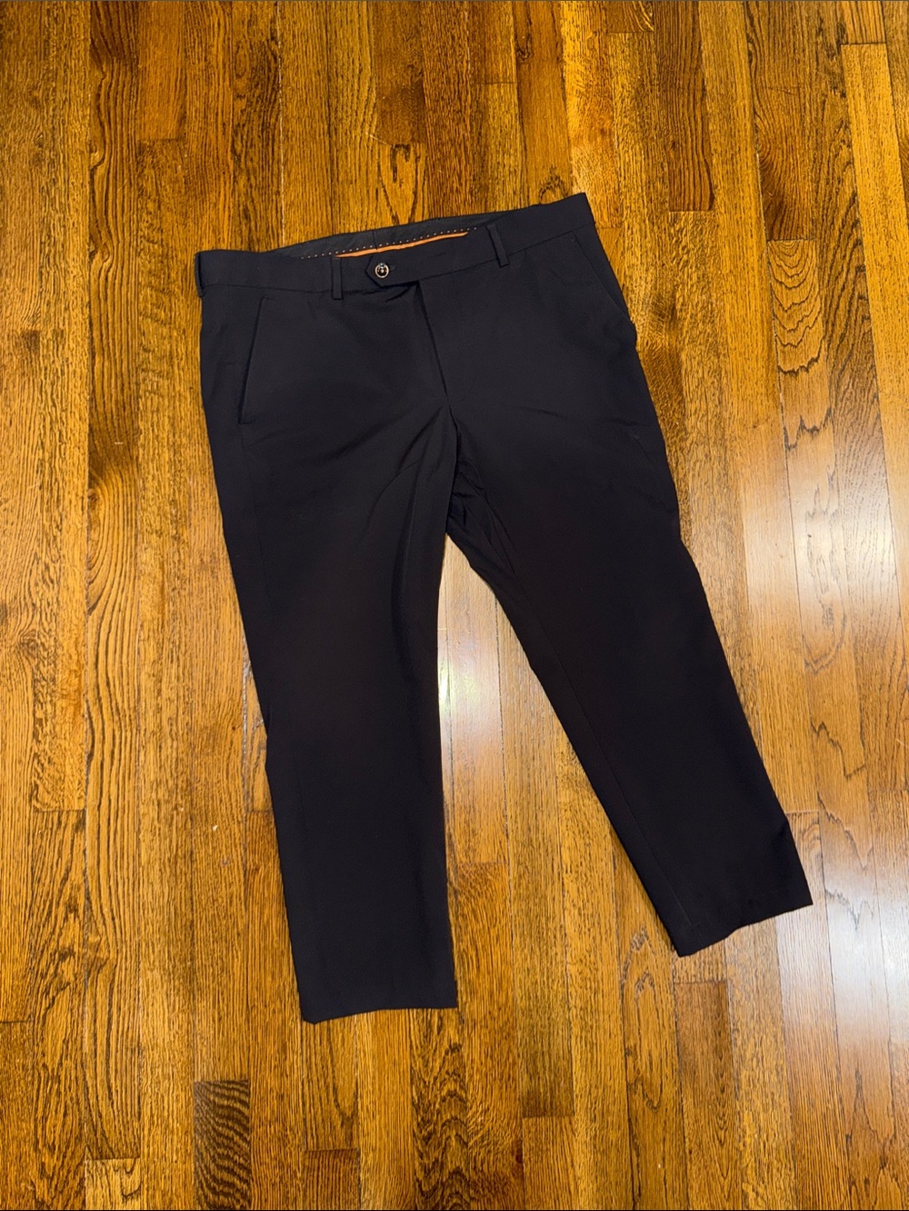 Vallini Man black stretch pants